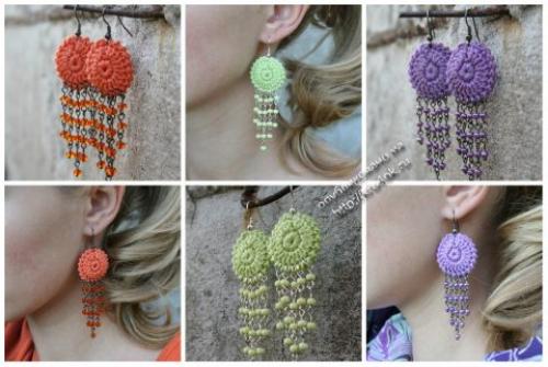 Украшения крючком для одежды. Как связать красивые и необычные украшения крючком, идеи и схемы