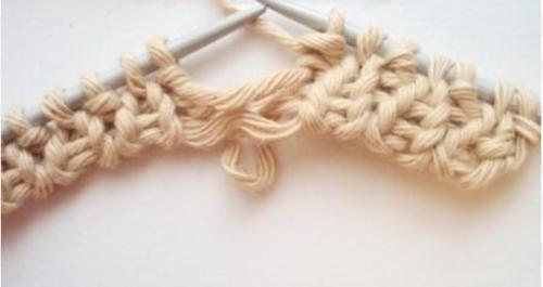 Красивый край спицами для шапки. Просто и нарядно — волнистый край
