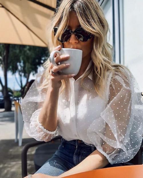 Как носить прозрачную блузку 2022. Модные прозрачные блузки на лето 2023: актуальные фасоны (+бонус-видео)
