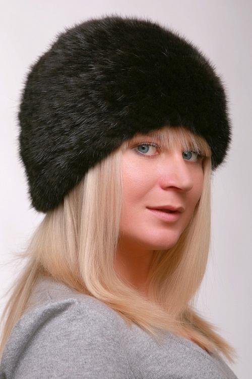 Вязаные шапки из меха норки своими руками. Как вязать шапку из норки