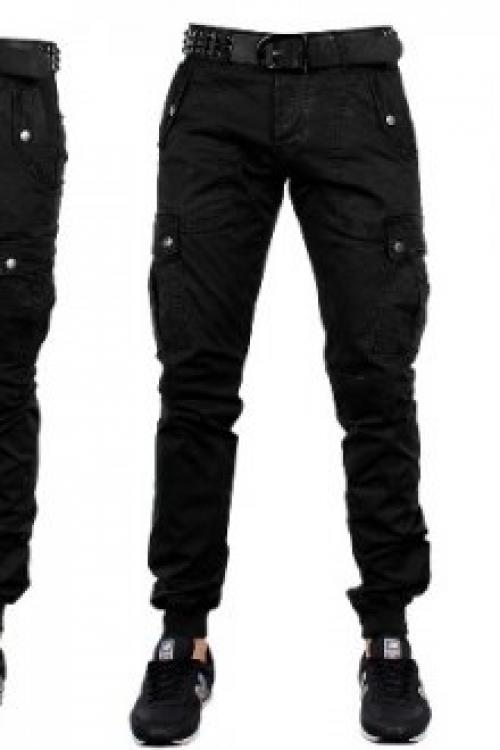 Мужские джинсы с резинкой внизу. Иногда используют трикотажные ленты, которые почти не тянутся.