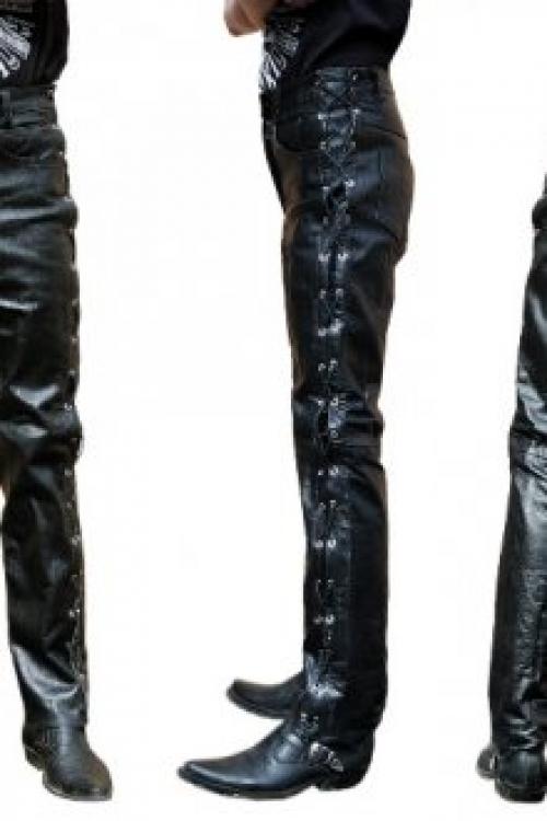 Мужские джинсы с резинкой внизу. Иногда используют трикотажные ленты, которые почти не тянутся.