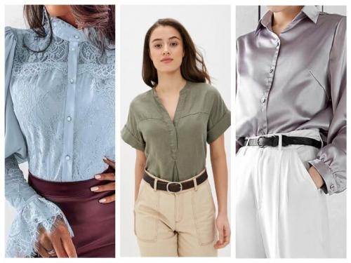 С чем носить блузку. Стильные женские блузки 2022 — красивые новинки