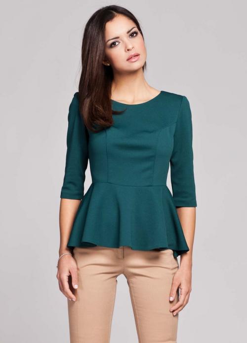 Блузка с баской модно или нет. Разнообразие фасонов блузок с баской, их модные расцветки