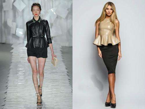 Блузка с баской модно или нет. Разнообразие фасонов блузок с баской, их модные расцветки