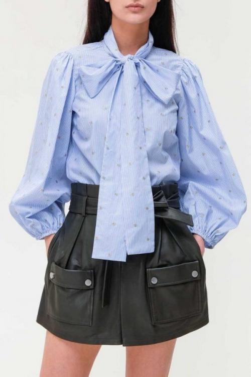 С чем носить черную рубашку 2021. Модные женские рубашки 2021