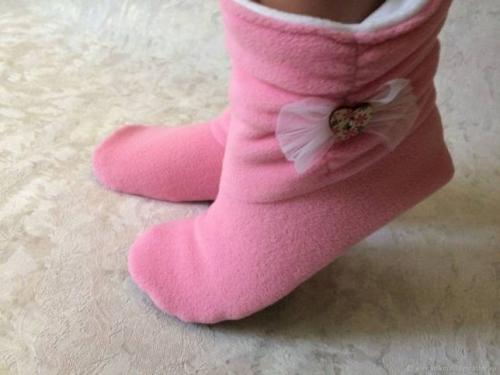 Сапожки из ткани для девочки. Сапоги-угги для малыша 39 Сапожки из ткани для девочки. Сапоги-угги для малыша 39
