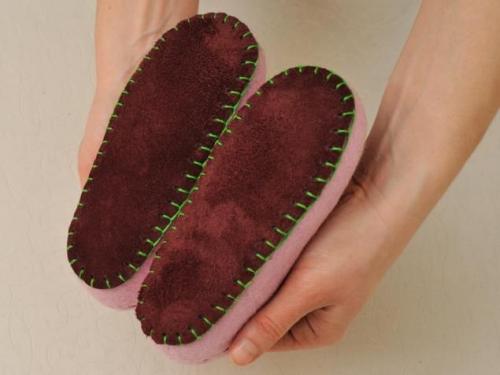 Выкройка сапожек. Интересные модели домашних тапочек, сшитых своими руками