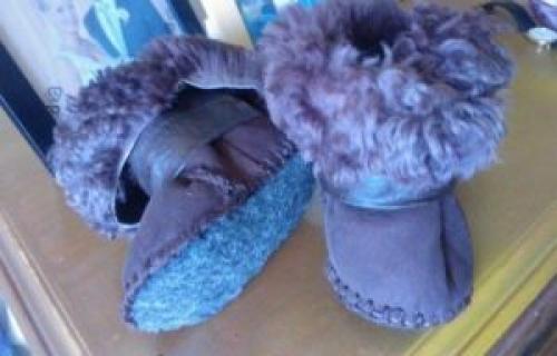 Детские сапожки выкройка. Выкройка угги для малышей