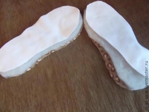 Сапожки декоративные маленькие выкройки с размерами. 