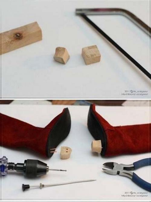 Выкройка кукольных сапожек. all Dolls