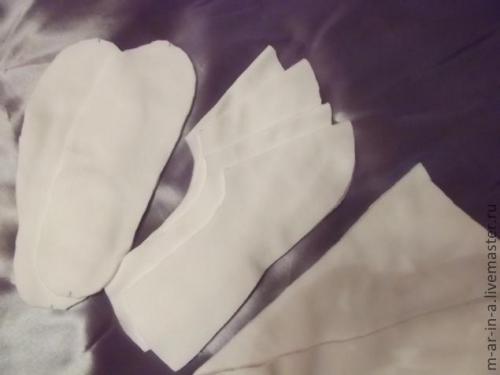 Сапожки декоративные маленькие выкройки с размерами. 