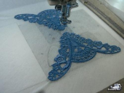 Как обклеить туфли кружевом. Как украсить туфли вышитым кружевом