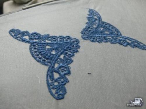 Как обклеить туфли кружевом. Как украсить туфли вышитым кружевом