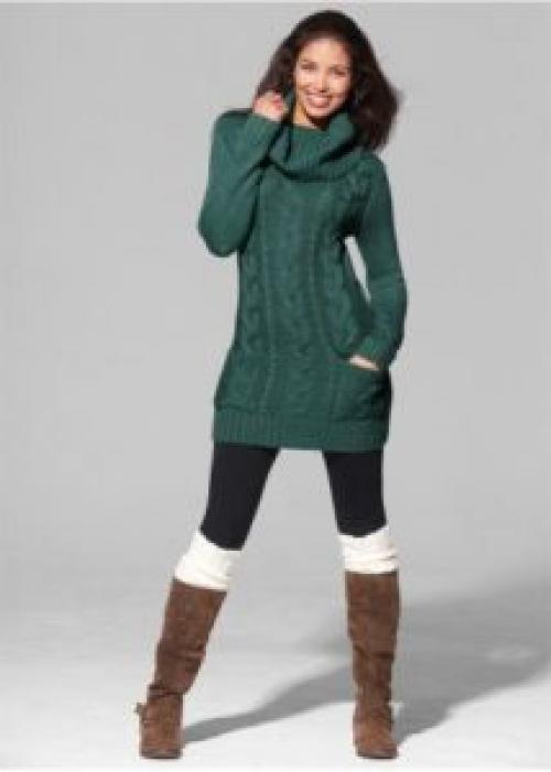 Как правильно носить чёрные гетры выше колена с короткими юбками. Как правильно носить гетры?