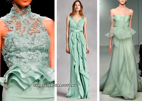 Мятный цвет зимой. Как подобрать оттенок по типу внешности