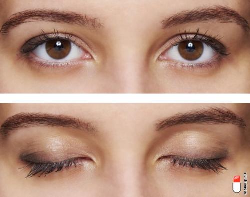 Макияж для карих глаз. Макияж для светло-карих глаз