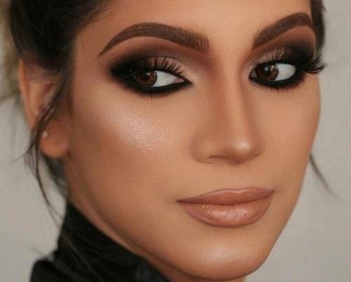 Макияж для карих глаз легкий. Особенности