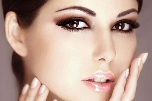 Тени для карих глаз и темных волос. 