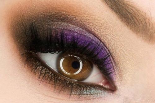 Вечерний макияж для карих глаз 17