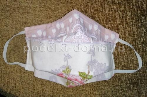 Как сделать черную маску из ткани.  Защитные маски для лица