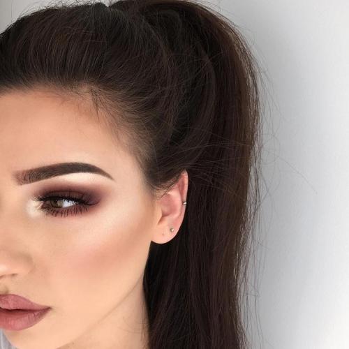 Вечерний макияж для карих глаз пошагово. Что нужно для вечернего макияжа 