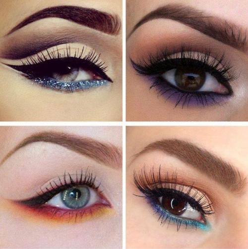 Макияж для серых глаз с нависшим веком. Правильный макияж для нависшего века