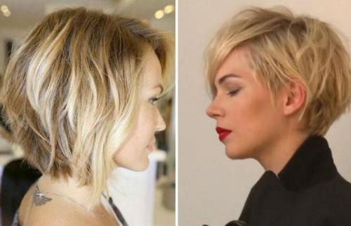 Короткие стрижки на вьющиеся волосы и круглое лицо. Особенности стрижки