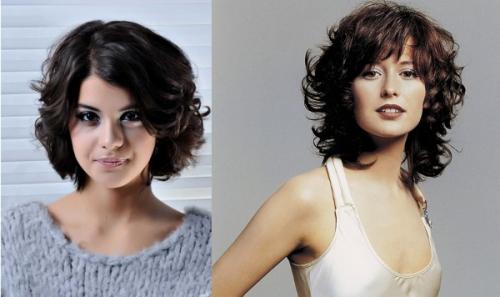 Стрижки для вьющихся волос без укладки 2023. Модные красивые женские стрижки на вьющиеся волосы средней длины: с челкой и без не требующие укладки. Новинки 2023