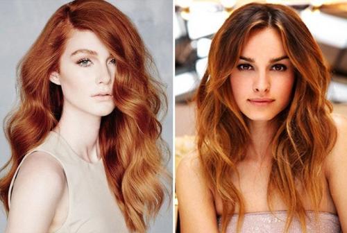 Белое мелирование на рыжие волосы. Способы мелирования для рыжих волос