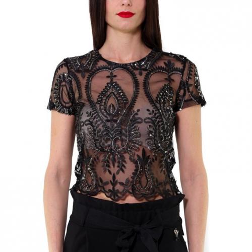 Блузка из гипюра. Модные кружевные блузки