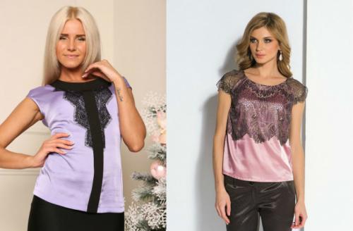 Блузка из гипюра. Модные кружевные блузки