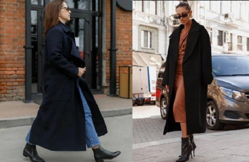 С каким шарфом носить черное пальто. Как и с чем носить пальто черного цвета?