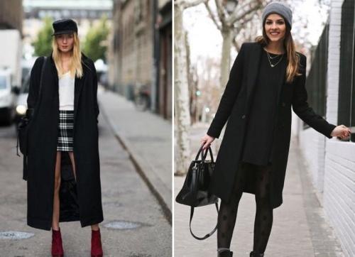 С каким шарфом носить черное пальто. Как и с чем носить пальто черного цвета?
