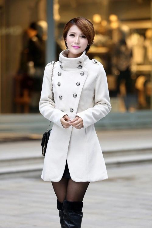 С какой обувью носить светлое пальто. Как и с чем носить пальто белого цвета