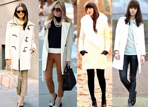 Примеры образов с пальто до колена и обувью. Актуальные варианты 18