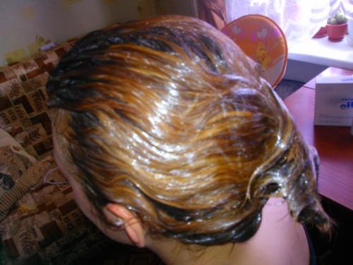 Перекраситься из брюнетки в русый.. Из брюнетки в русый част. 