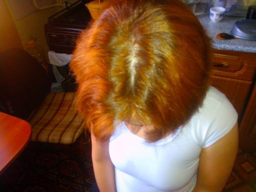 Перекраситься из брюнетки в русый.. Из брюнетки в русый част. 