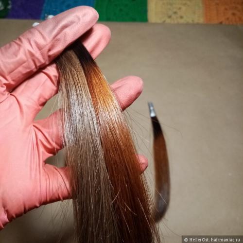 Из темного в светлый без осветления. Смывка Я решила начать со смывки. С обычной кислотной смывки. Ее задача — помочь в устранении косметического пигмента, обнажив фон осветления.