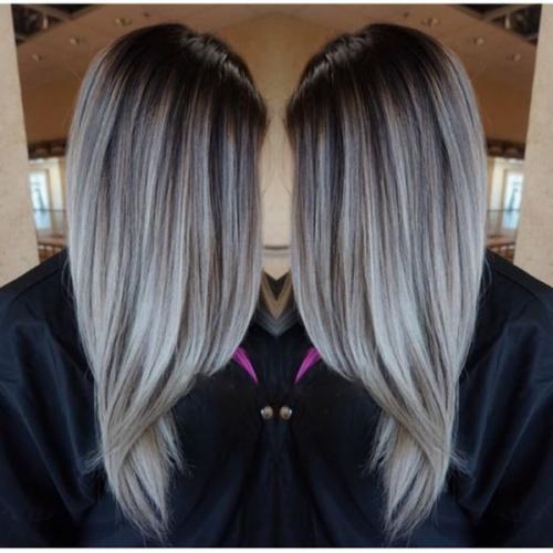 Как из каштанового перекраситься в пепельный. Оттенки пепельного