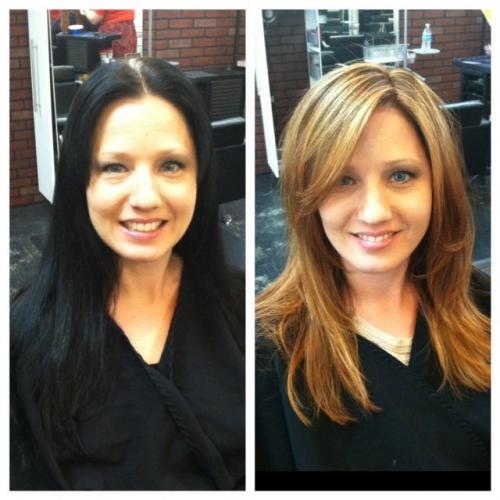 Как выйти из черного цвета волос народными средствами. Химические средства для домашней смывки