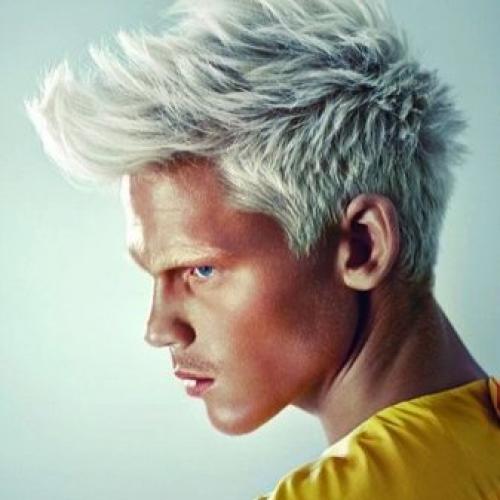 Покраска волос в белый цвет парень. Белый цвет волос у мужчин —, как добиться модного оттенка и кому он подойдет