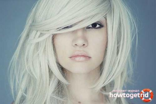 Покраска волос в белый цвет парень. Белый цвет волос у мужчин —, как добиться модного оттенка и кому он подойдет