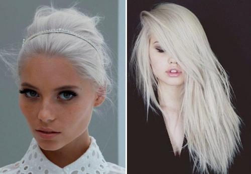Покраска волос в белый цвет. Какой белый оттенок волос выбрать?