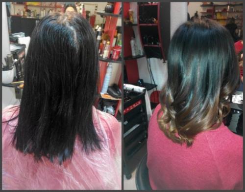 Выйти из черного цвета волос мелированием. Стильное преображение: особенности мелирования черных крашеных волос. Фото до и после процедуры