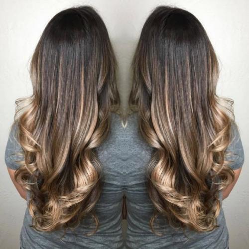 Мелирование на черные волосы: все, что нужно знать о процедуре 16 Мелирование на черные волосы: все, что нужно знать о процедуре 16