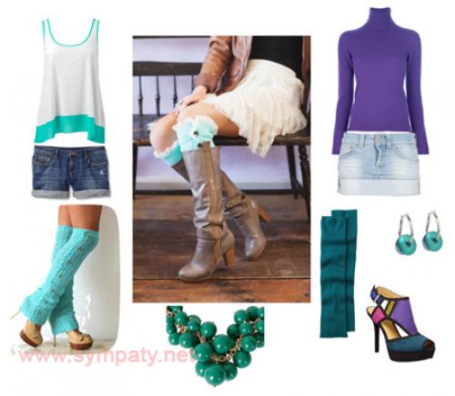 Гетры на колготки. Какие юбки подойдут к гетрам?