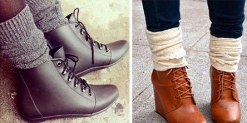 Стильный образ с гетрами. Как сочетать гетры с обувью?