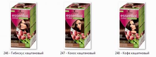 Краска для ВОЛОС Schwarzkopf Essential Color. Шварцкопф Essential Color - палитра оттенков 03