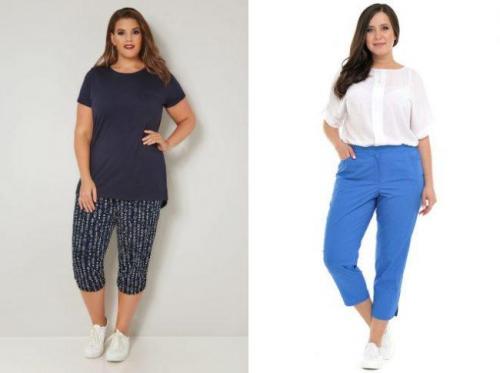 С чем носить белые брюки полным женщинам. Стильные модели и фасоны брюк для полных женщин, с чем их лучше носить